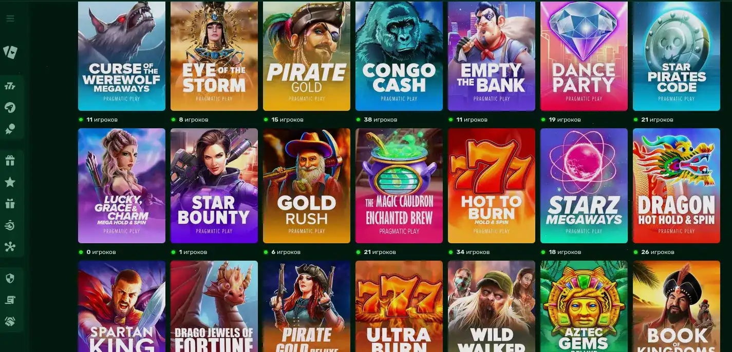 Мобильная версия казино Фараон на экране смартфона